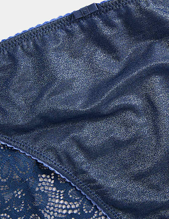 2pk Hanna Glossie High Leg Knickers