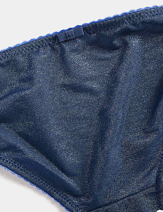 2pk Hanna Glossie Microfibre Thongs