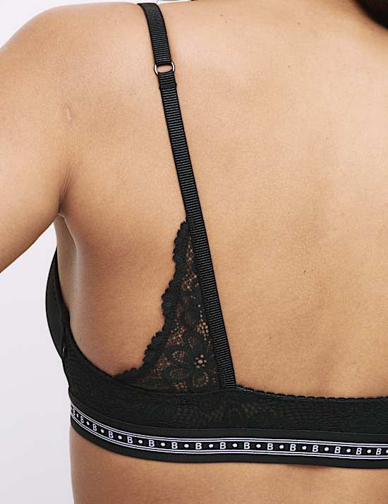 Cleo Lace Wired Plunge Bra (A-E)