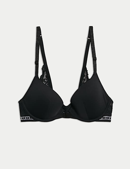 Cleo Lace Wired Plunge Bra (A-E)