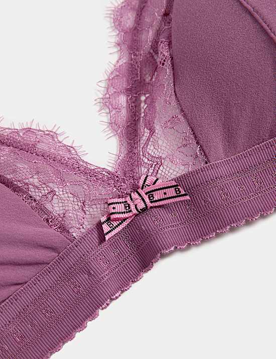 Σουτιέν-μπουστάκι A-E Anna με δαντέλα χωρίς μπανέλα