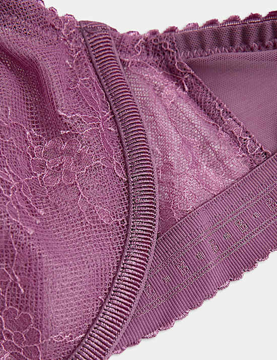 Sujetador escotado con aros y encaje Anna (copa F-H)