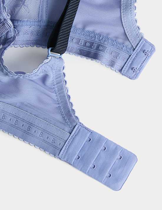 Sujetador escotado con aros y encaje Anna (copa F-H)