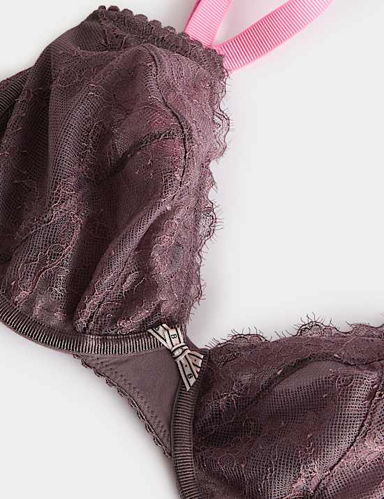 Anna Lace Wired Plunge Bra (F-H)