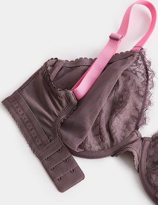 Anna Lace Wired Plunge Bra (F-H)