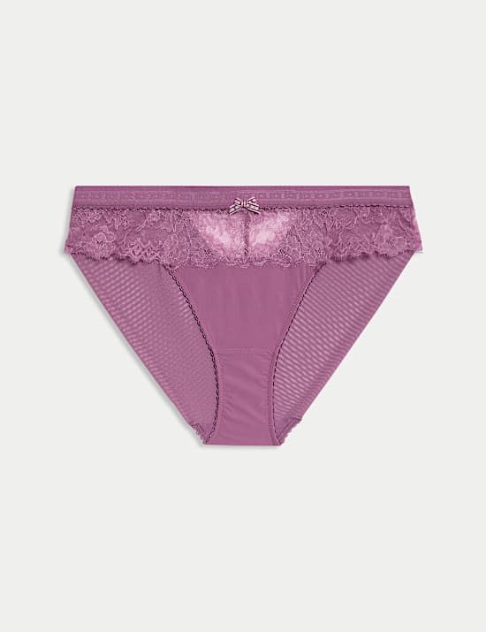 Anna Lace High Leg Knickers