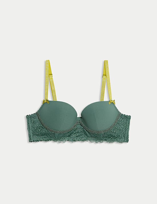 Anna Wired Longline Push-Up Balcony Bra A-E