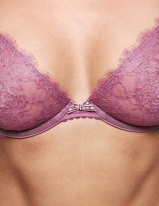 Anna Lace Wired Plunge Bra (A-E)