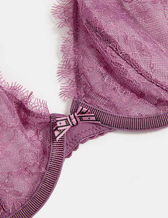 Anna Lace Wired Plunge Bra (A-E)