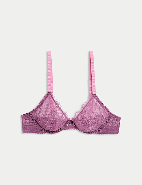 Anna Lace Wired Plunge Bra (A-E)