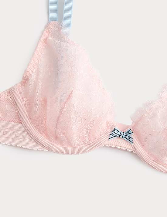 Anna Lace Wired Plunge Bra (A-E)