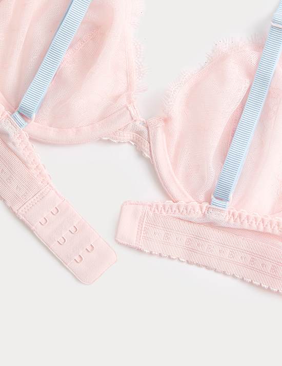 Anna Lace Wired Plunge Bra (A-E)