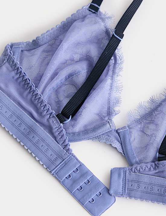 Anna Lace Wired Plunge Bra (A-E)