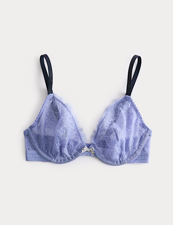 Anna Lace Wired Plunge Bra (A-E)