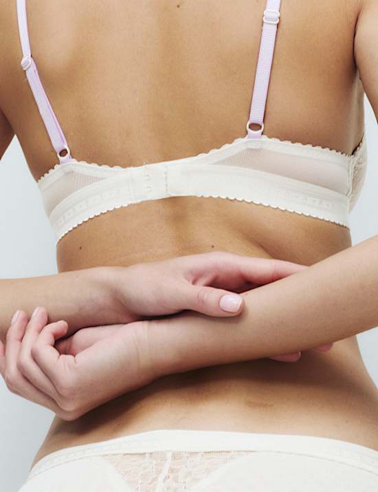 Anna Lace Wired Plunge Bra (A-E)