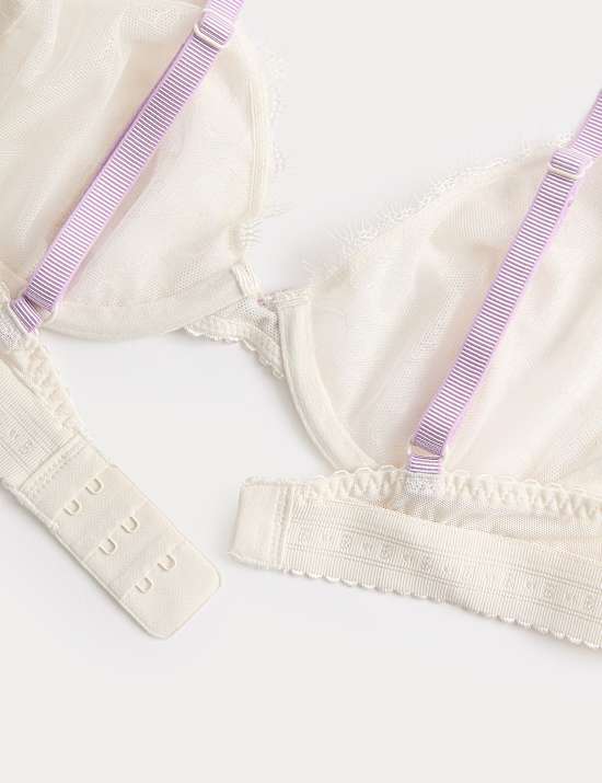 Anna Lace Wired Plunge Bra (A-E)