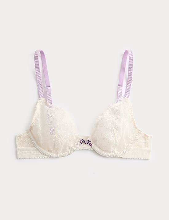 Anna Lace Wired Plunge Bra (A-E)