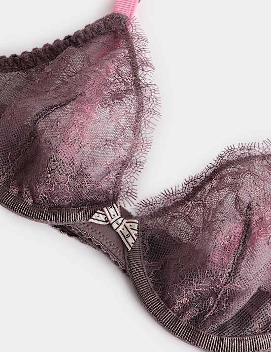 Anna Lace Wired Plunge Bra (A-E)