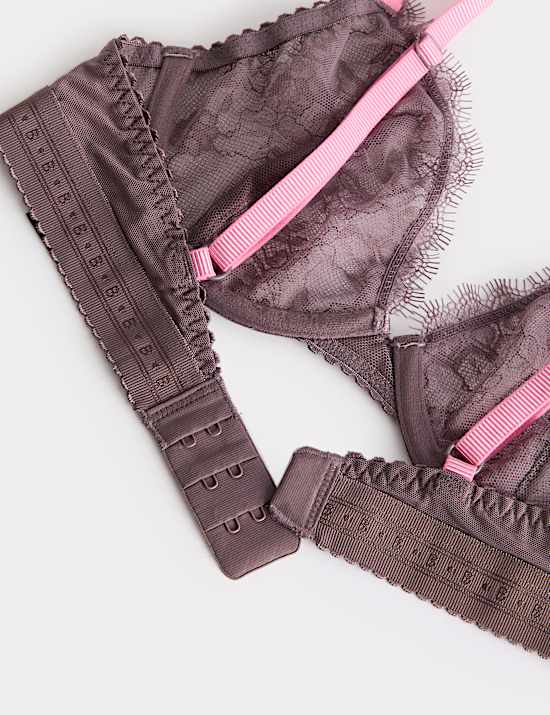 Anna Lace Wired Plunge Bra (A-E)