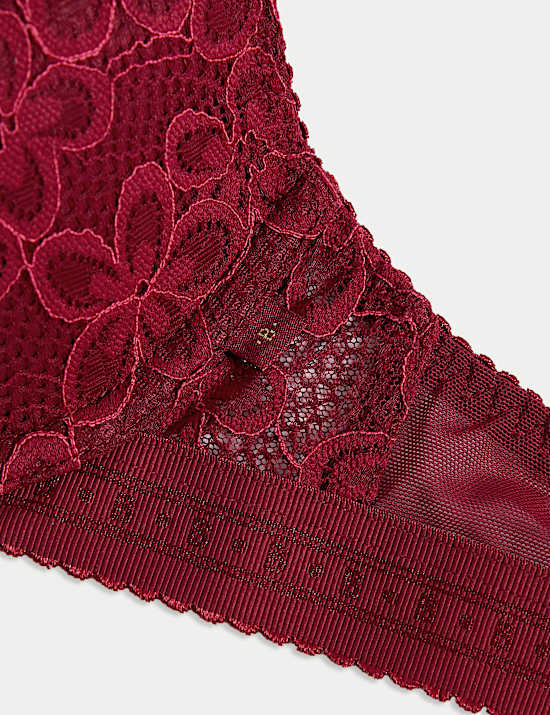 Cleo Lace Wired Demi Cup Bra (A-E)