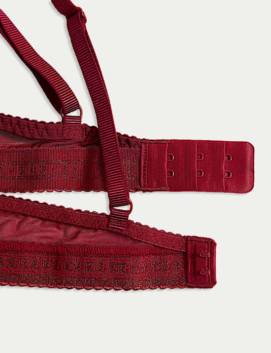 Cleo Lace Wired Demi Cup Bra (A-E)