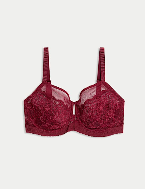 Cleo Lace Wired Minimiser Bra (C-G)