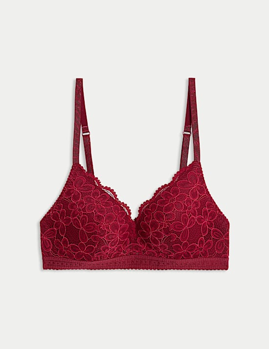 Cleo Lace Non Wired Plunge Bra (A-E)