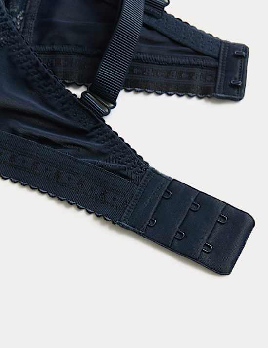 Cleo Sequin Lace Wired Balcony Bra (F-H)