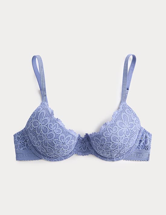 Cleo Lace Wired Demi Cup Bra (A-E)