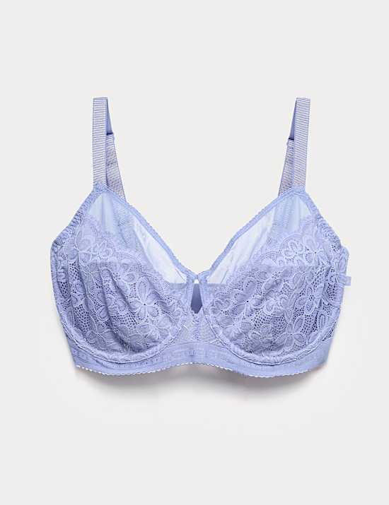Cleo Lace Wired Minimiser Bra (C-G)
