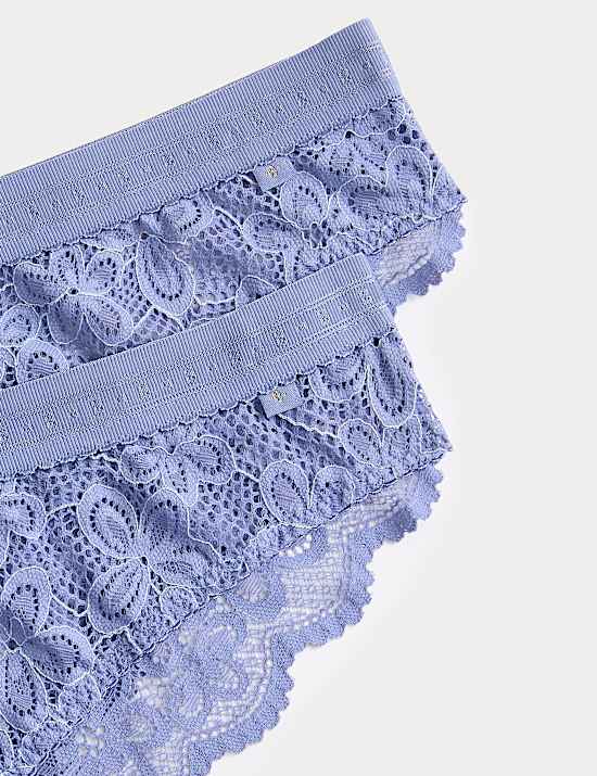 2pk Cleo Lace Miami Knickers