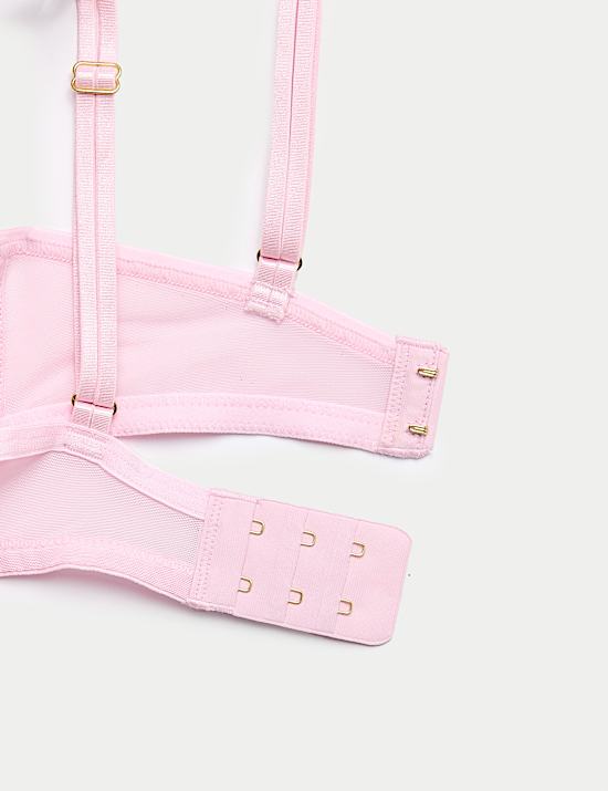 Podprsenka Leah s kosticemi, vy&scaron;&iacute;v&aacute;n&iacute;m a polovičn&iacute;mi ko&scaron;&iacute;čky F+