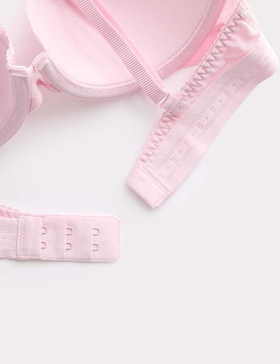 Lotta Cotton Rib Wired Demi Cup Bra (A-E)