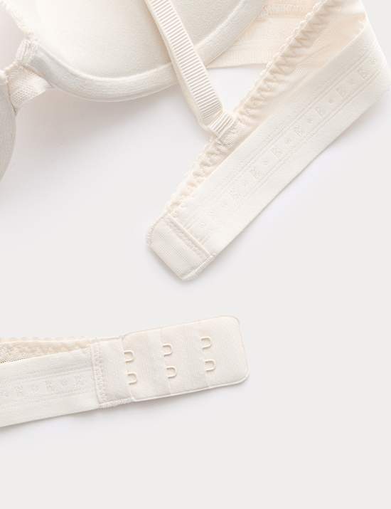 חזיית פוש אפ Lotta מבד ריב כותנה עם מחשוף עמוק וברזלים (מידות A-E)