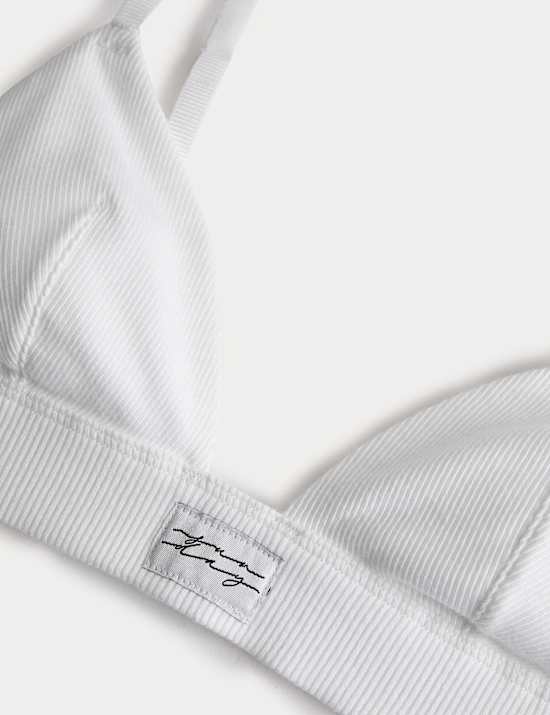 Juni Cotton Rib Non Wired Bralette (A-E)