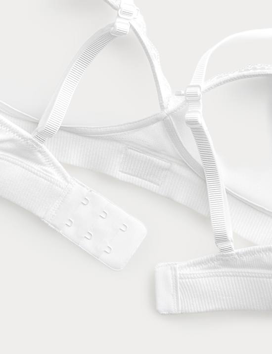 Juni Cotton Rib Non Wired Plunge Bra (A-E)