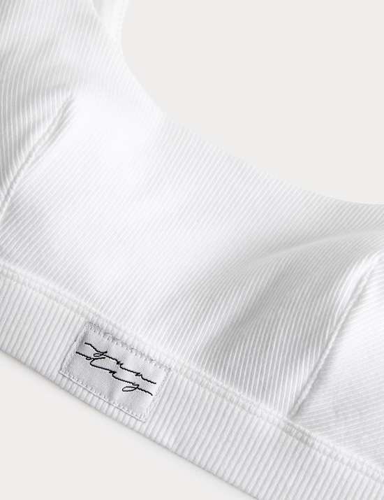 Juni Cotton Rib Non Wired Crop Top (A-E)