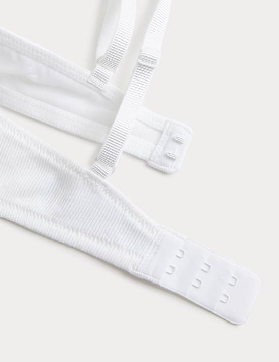 Juni Cotton Rib Wired Push-Up Plunge Bra (A-E)