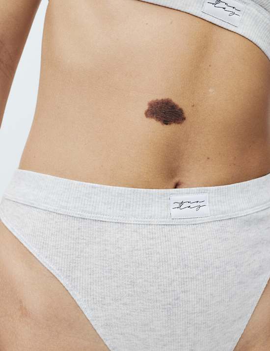 2 Pack Juni High Waisted Thongs