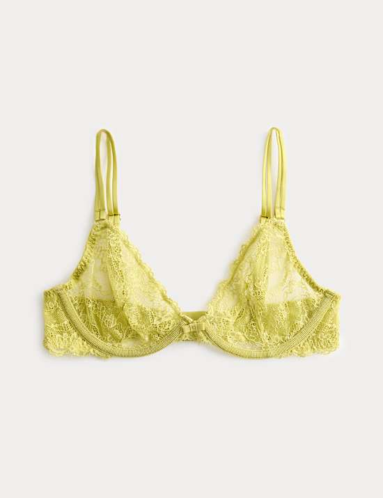 Ida Lace Wired Plunge Bra (A-E)