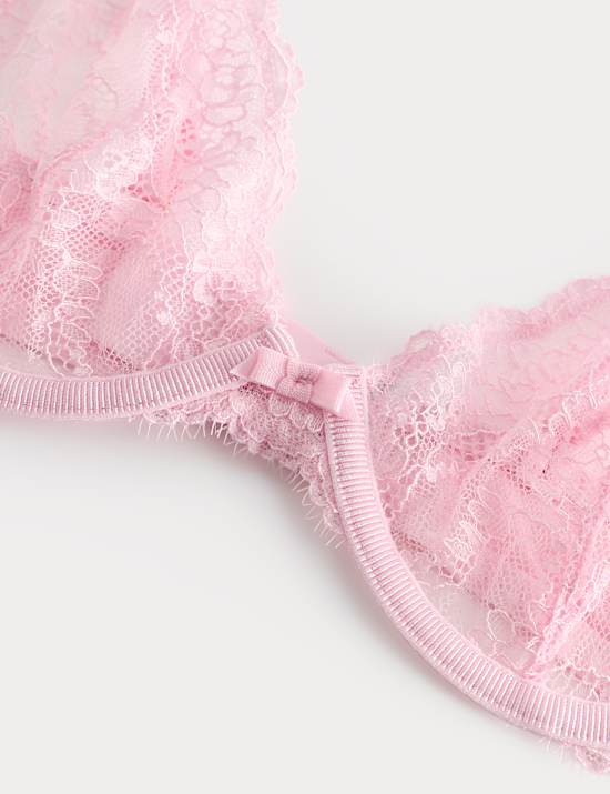 Ida Lace Wired Plunge Bra (A-E)