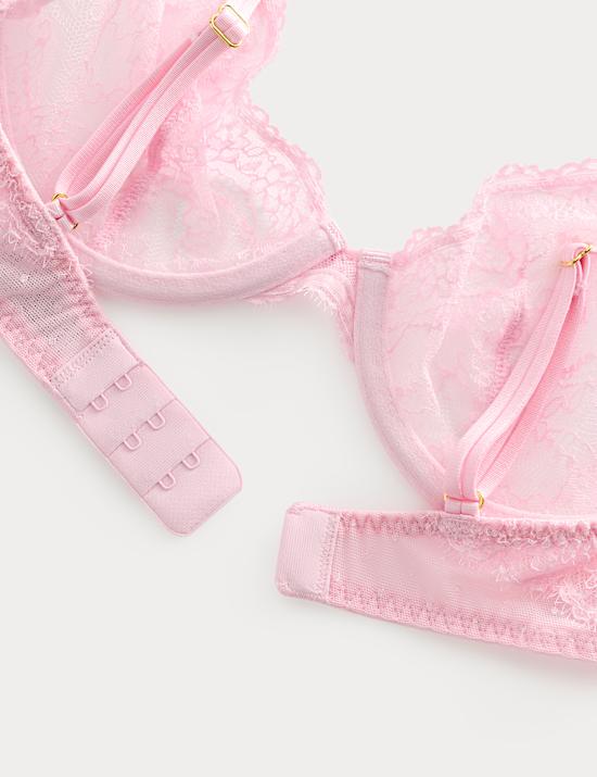 Ida Lace Wired Plunge Bra (A-E)