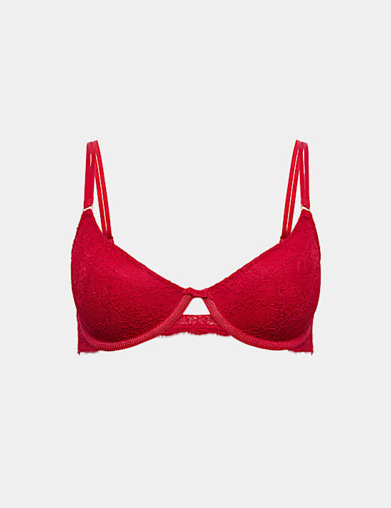 Ida Lace Wired Demi Cup Bra A-E