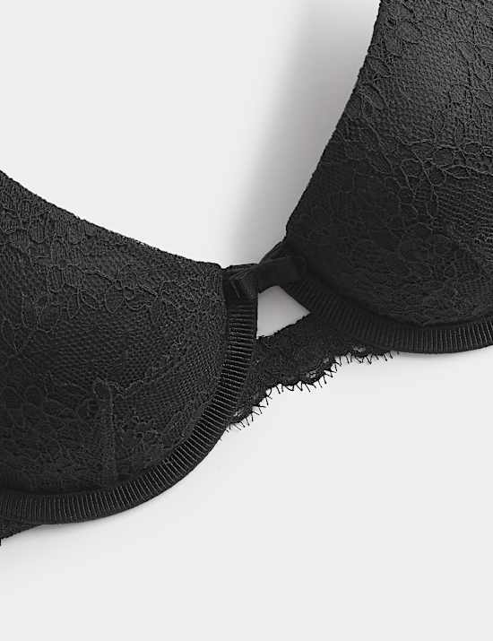 Ida Lace Wired Demi Cup Bra (A-E)