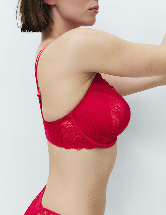 Ida Lace Wired Plunge Bra (F-H)