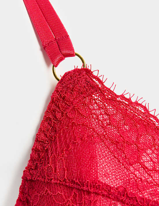 Ida Lace Wired Plunge Bra (F-H)
