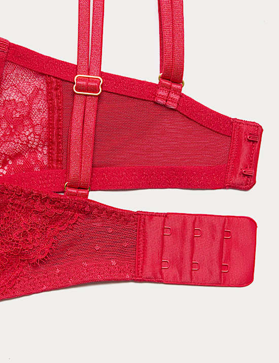 Ida Lace Wired Plunge Bra (F-H)