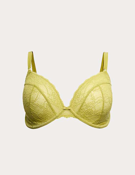 Ida Lace Wired Plunge Bra (F-H)