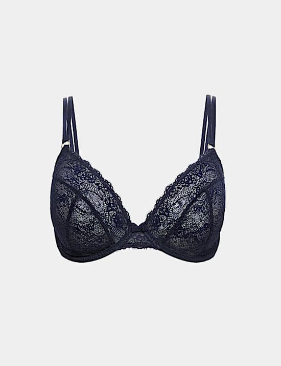 Ida Lace Wired Plunge Bra (F-H)