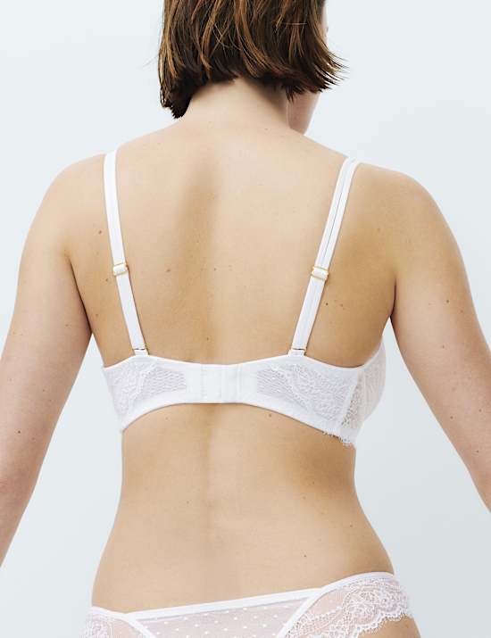 Ida Lace Wired Plunge Bra (F-H)